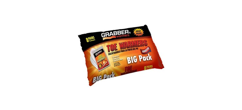 GRABBER WARMERS Big Pack Adhesive Toe Warmers, 8 Pairs,Tan,TWES8DISPLAYUSA - Image 1